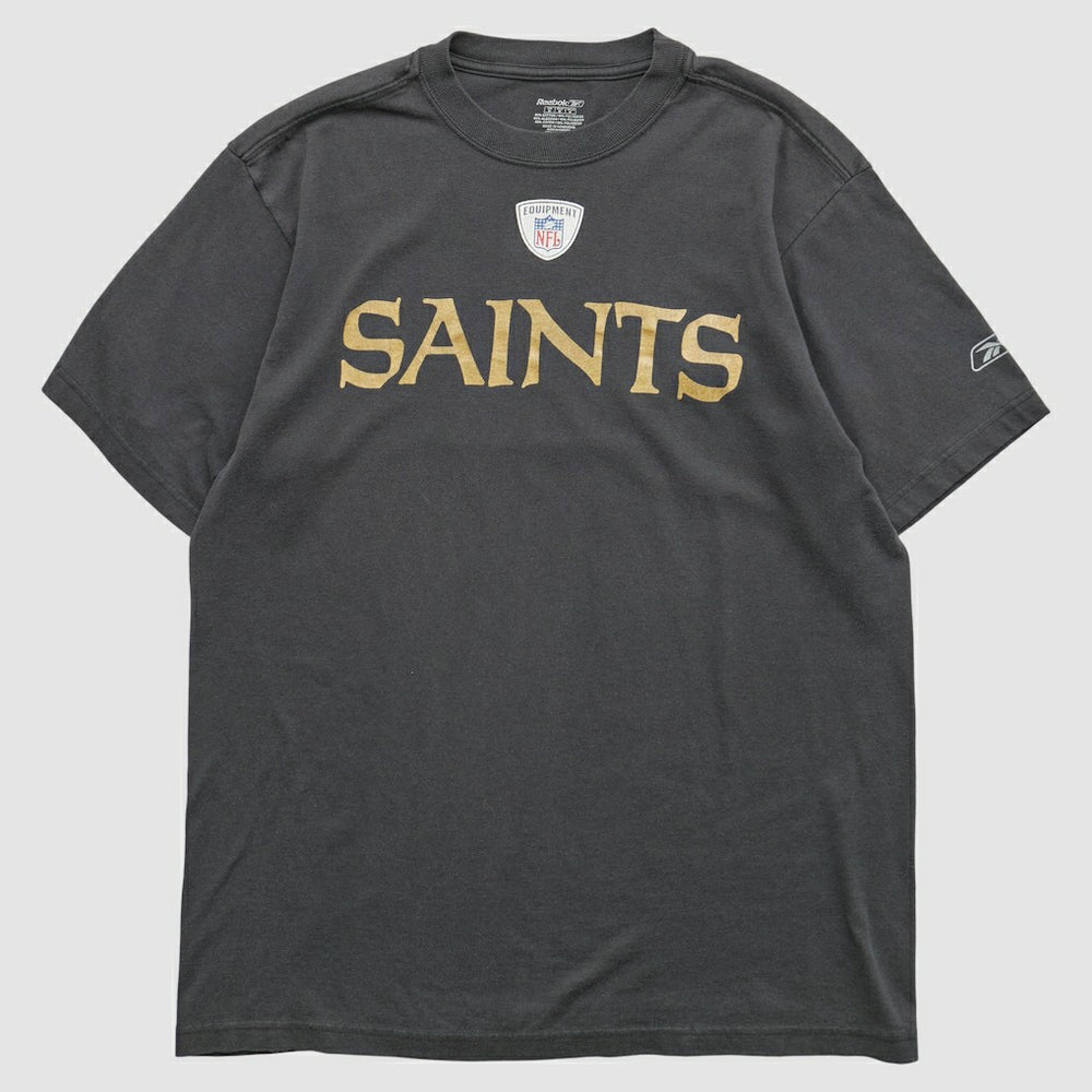 New Orleans Saints Reebok 2000s T-shirt - Charcoal Vintage - Fanatics
