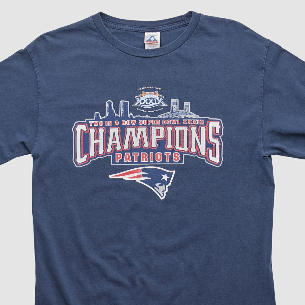 New England Patriots Alstyle 2005 Long Sleeve T-shirt - Navy Vintage - Fanatics