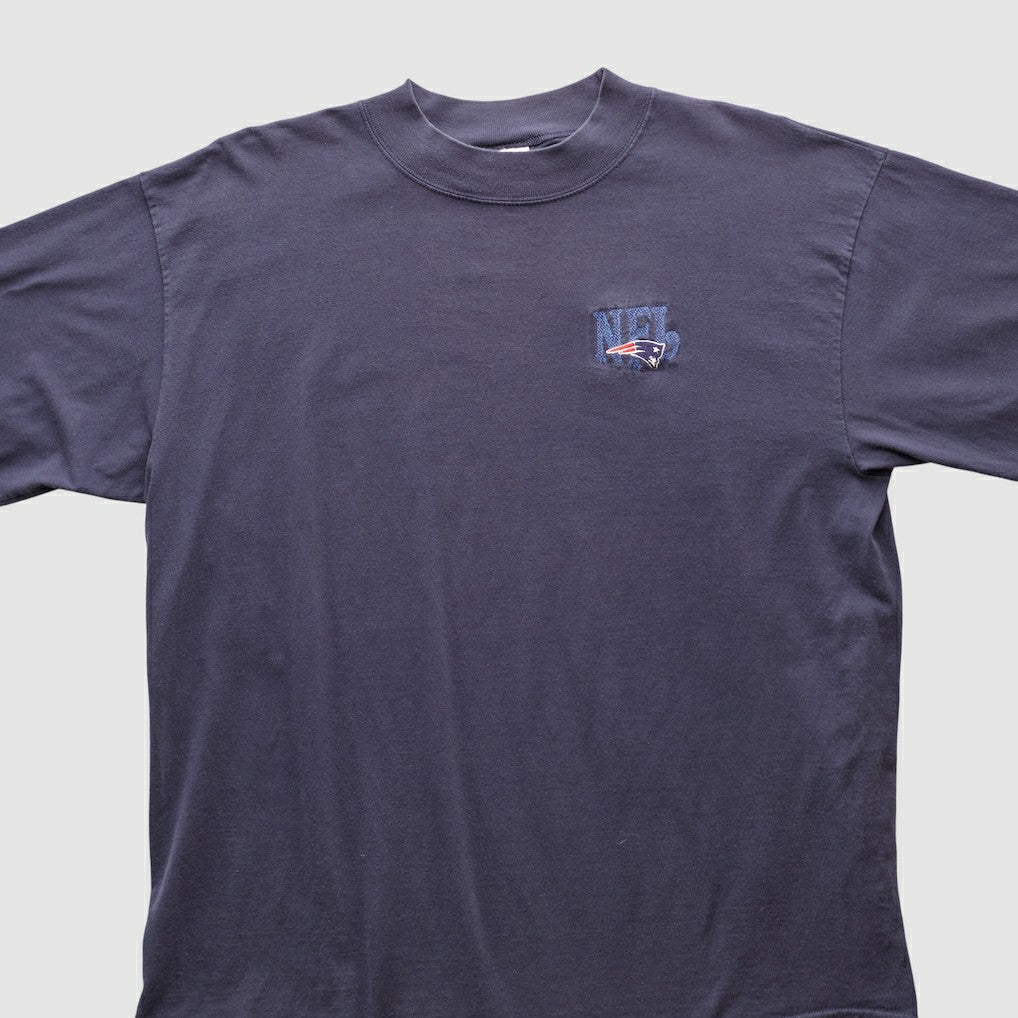 New England Patriots NFL 2000s Long Sleeve T-shirt - Navy Vintage - Fanatics