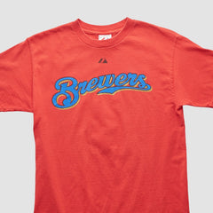 Milwaukee Brewers Majestic 2000s T-shirt Discount