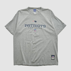 New England Patriots Reebok 2000s T-shirt - Heather Gray Vintage - Fanatics