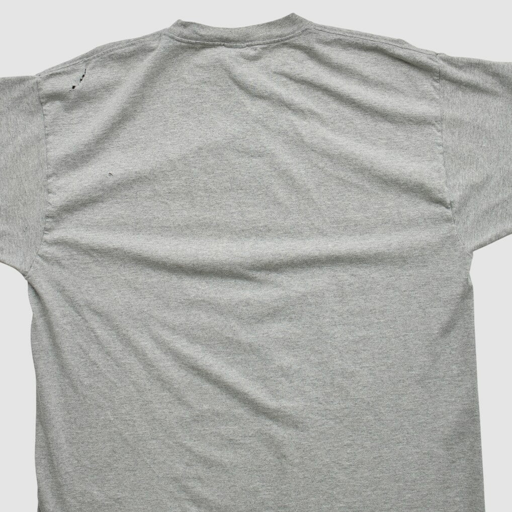 New England Patriots Reebok 2000s T-shirt - Heather Gray Vintage - Fanatics