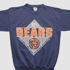 Chicago Bears Tultex 90s Pullover Sweatshirt - Navy Vintage - Fanatics