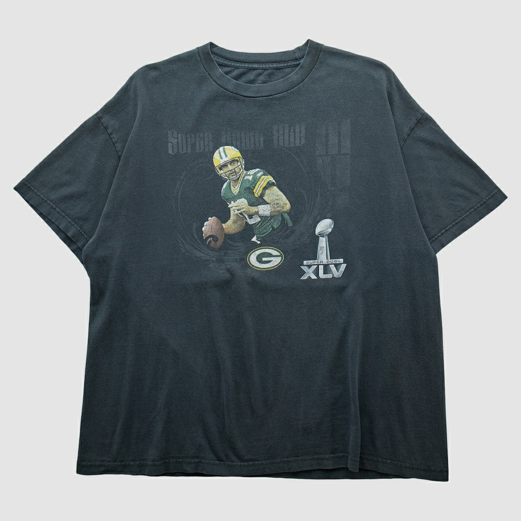 Green Bay Packers Reebok 2011 T-shirt - Charcoal Vintage - Fanatics