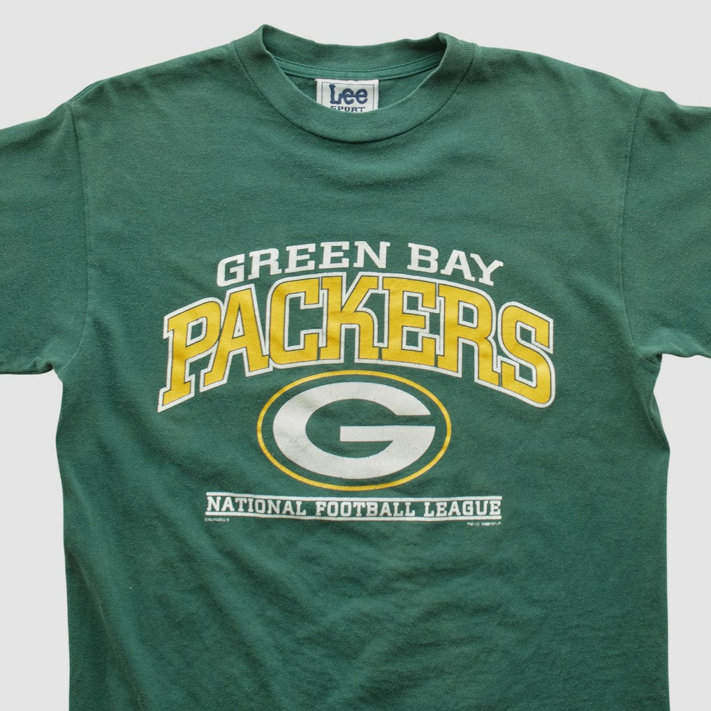 Green Bay Packers Lee Apparel 90s T-shirt - Green Vintage - Fanatics
