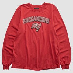 Tampa Bay Buccaneers Reebok 2000s Long Sleeve T-shirt - Red Vintage - Fanatics