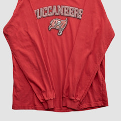 Tampa Bay Buccaneers Reebok 2000s Long Sleeve T-shirt - Red Vintage - Fanatics