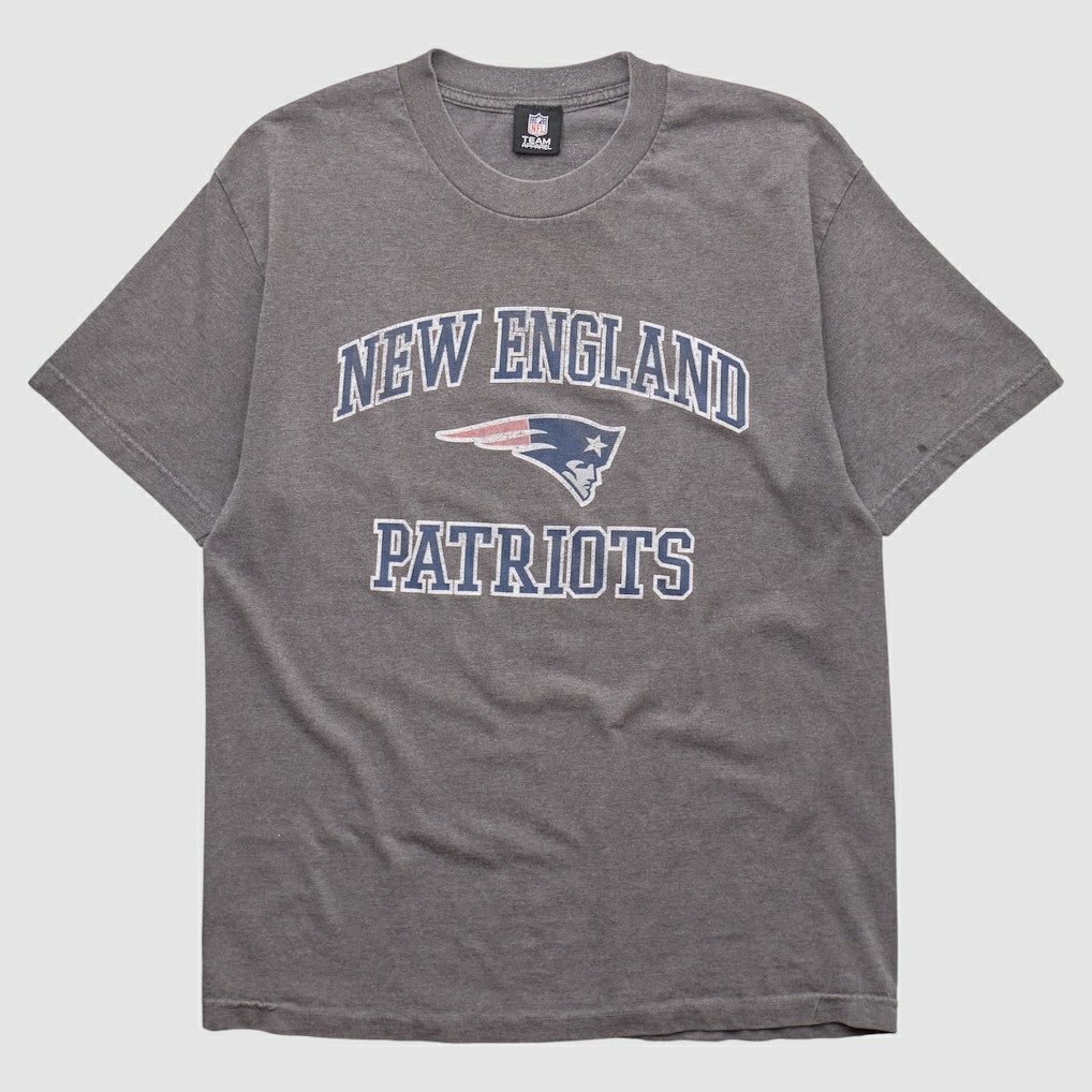 New England Patriots NFL 2010s T-shirt - Heather Gray Vintage - Fanatics