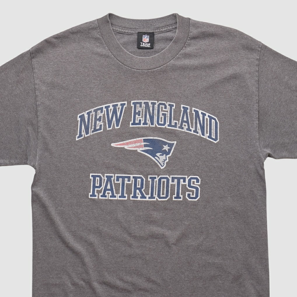 New England Patriots NFL 2010s T-shirt - Heather Gray Vintage - Fanatics