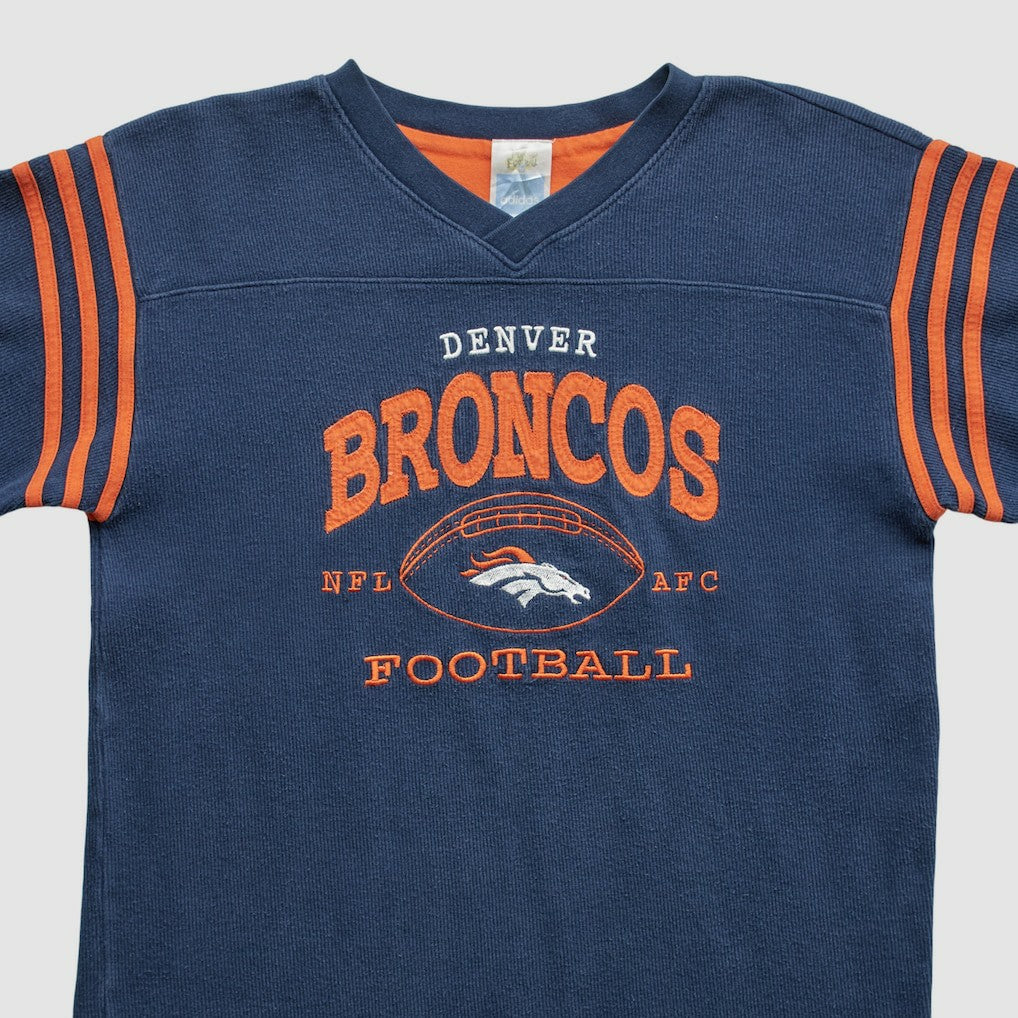 Denver Broncos 2000s Pullover Sweatshirt - Navy Vintage - Fanatics