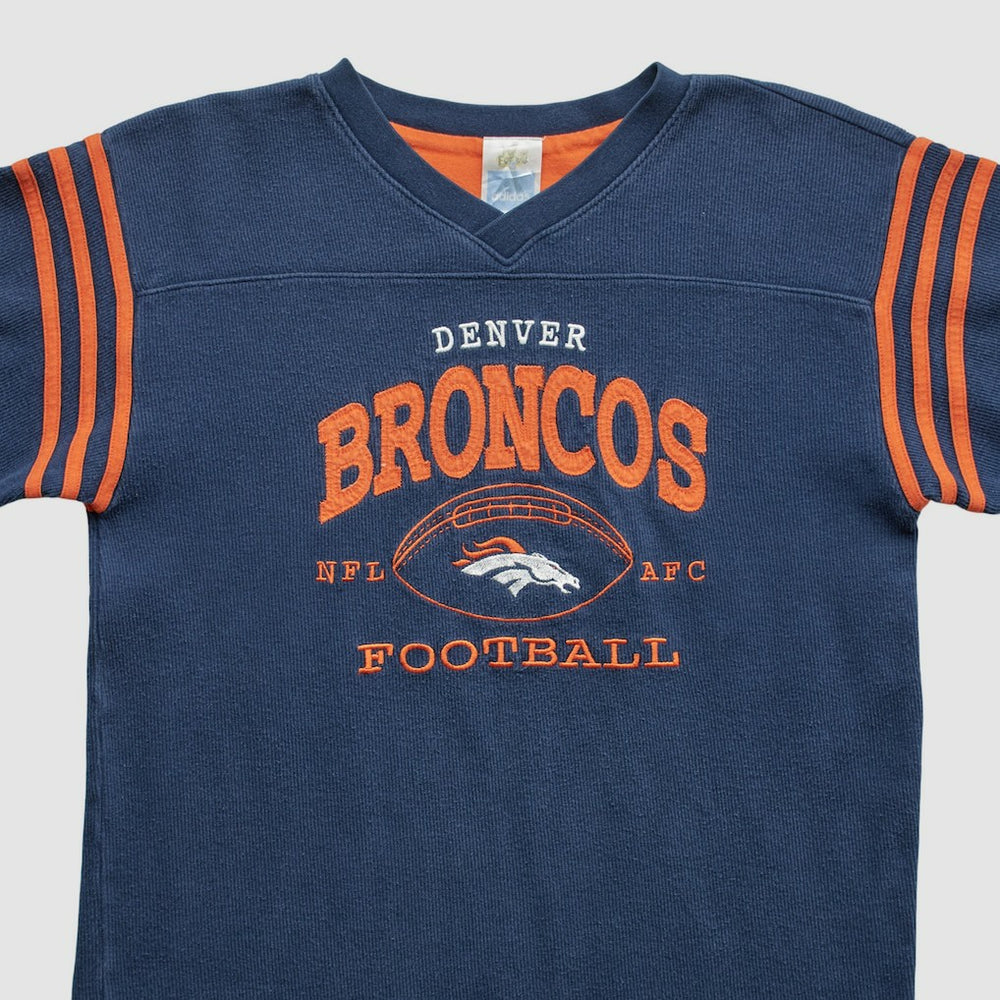 Denver Broncos 2000s Pullover Sweatshirt - Navy Vintage - Fanatics