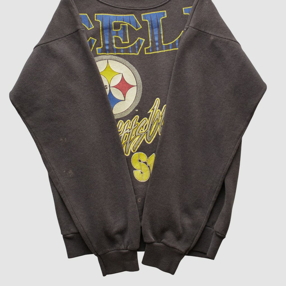 Pittsburgh Steelers Tultex 1994 Pullover Sweatshirt - Charcoal Vintage - Fanatics