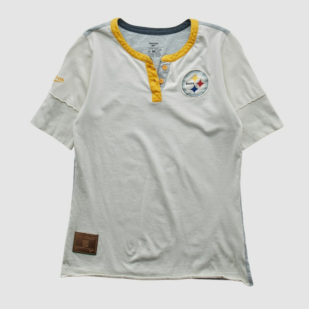 Pittsburgh Steelers Reebok 2000s T-shirt - White Vintage - Fanatics