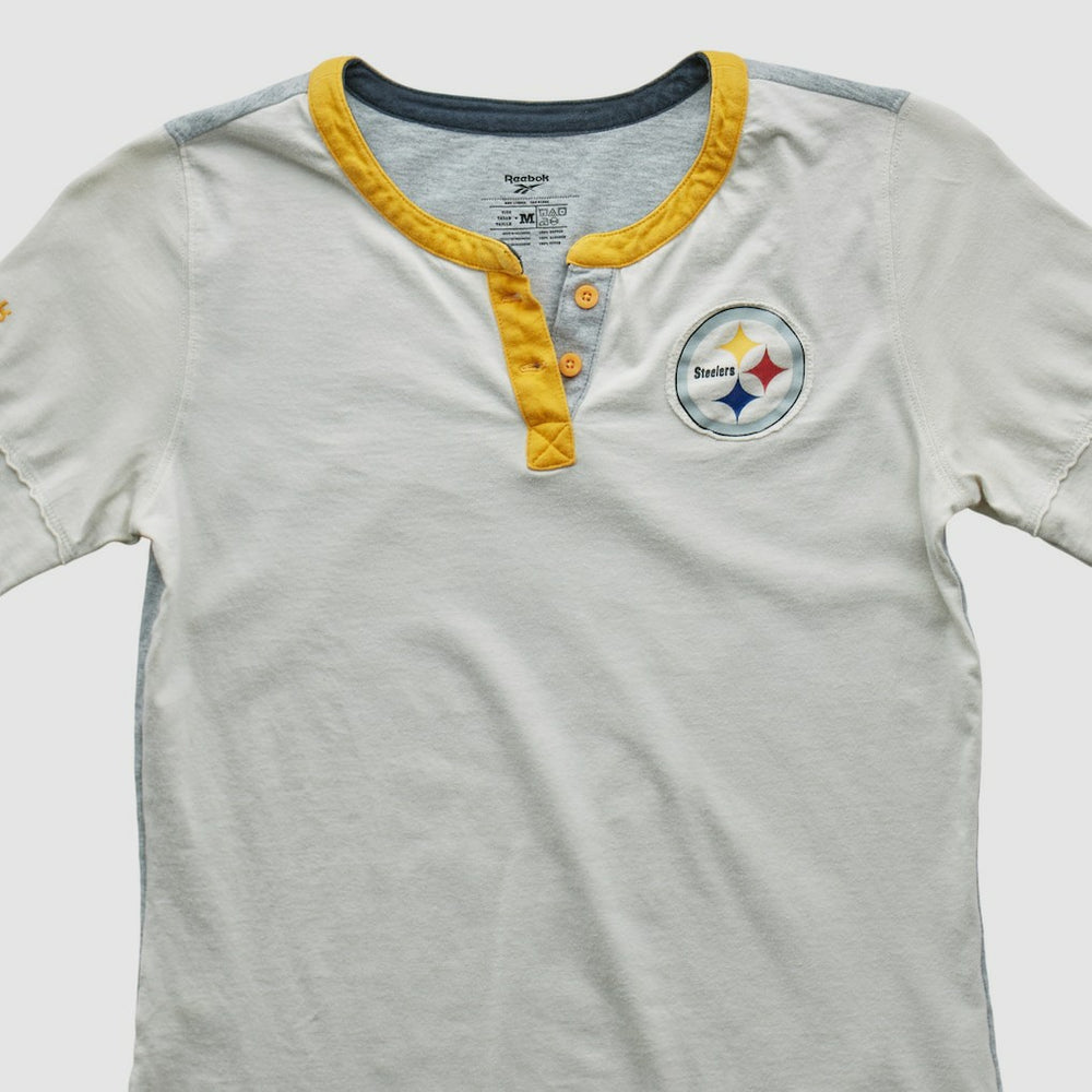 Pittsburgh Steelers Reebok 2000s T-shirt - White Vintage - Fanatics