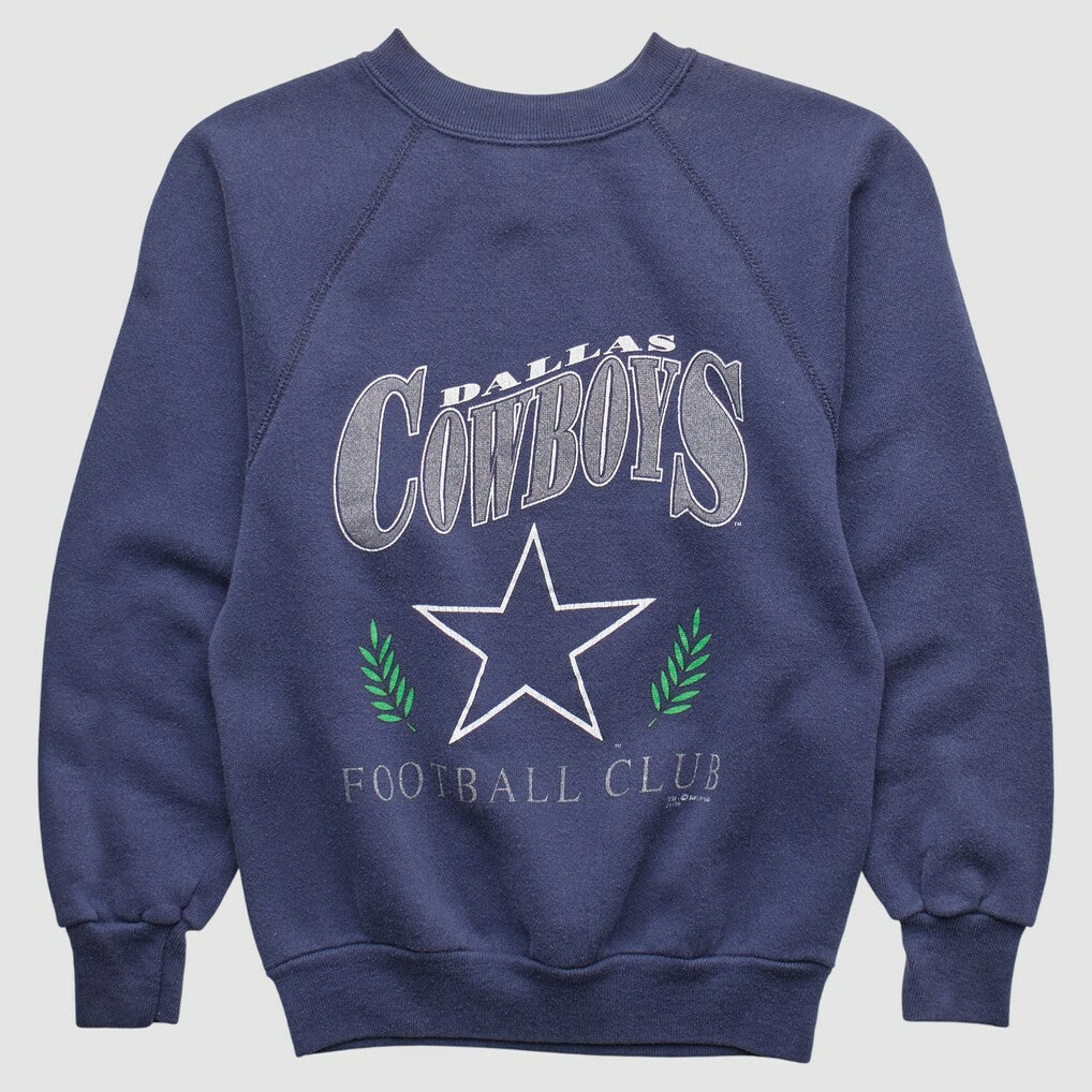 Dallas Cowboys Hero 90s Pullover Sweatshirt - Navy Vintage - Fanatics