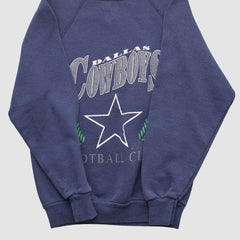 Dallas Cowboys Hero 90s Pullover Sweatshirt - Navy Vintage - Fanatics