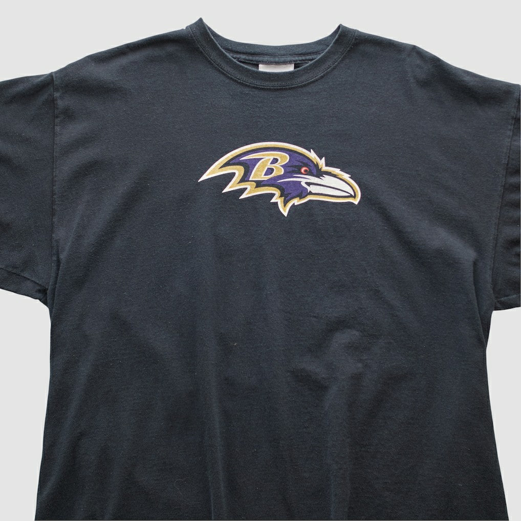 Baltimore Ravens Reebok 2000s T-shirt - Black Vintage - Fanatics