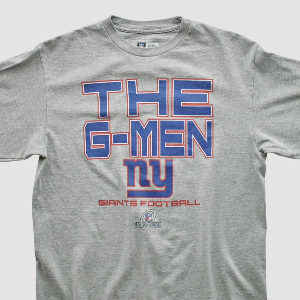 New York Giants NFL 2010s Long Sleeve T-shirt - Heather Gray Vintage - Fanatics