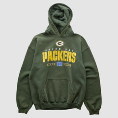 Green Bay Packers NFL 2000s Hooded Pullover Sweatshirt - Green Vintage - Fanatics