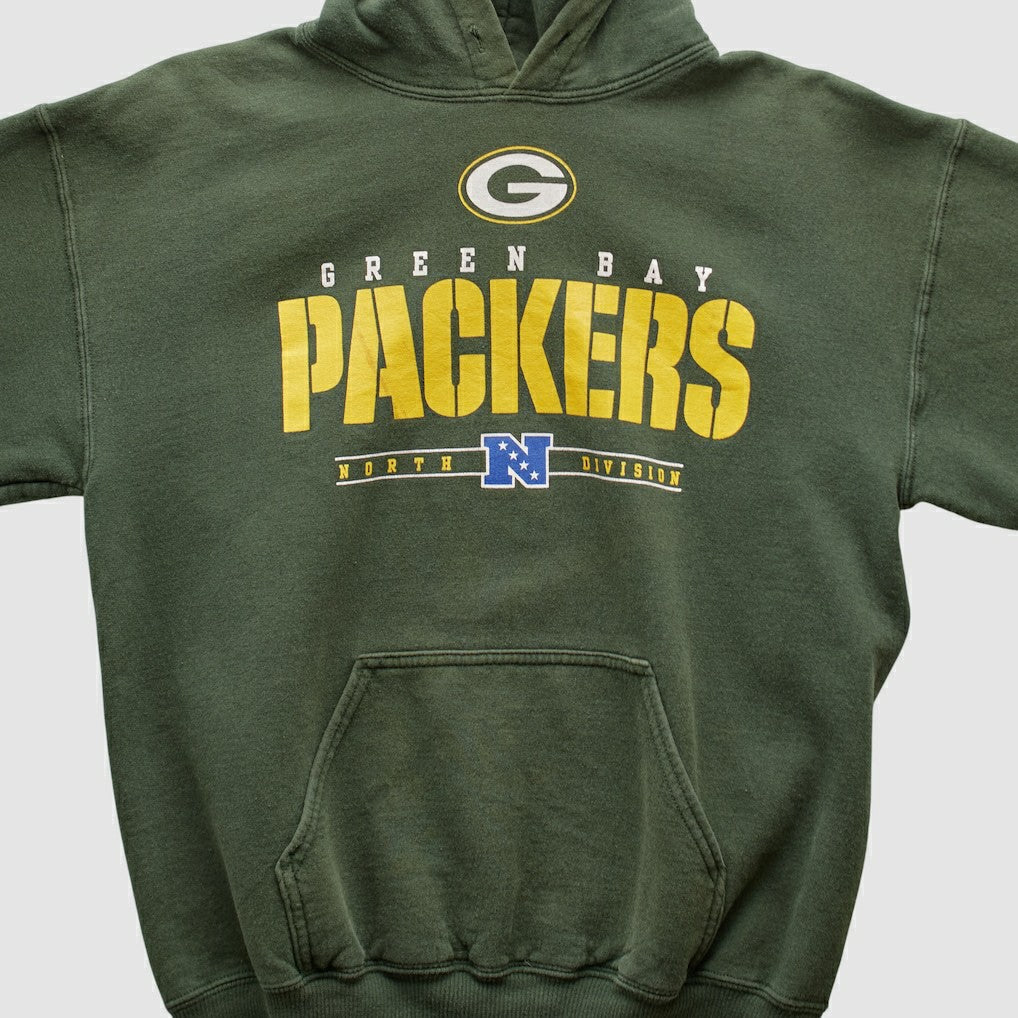 Green Bay Packers NFL 2000s Hooded Pullover Sweatshirt - Green Vintage - Fanatics