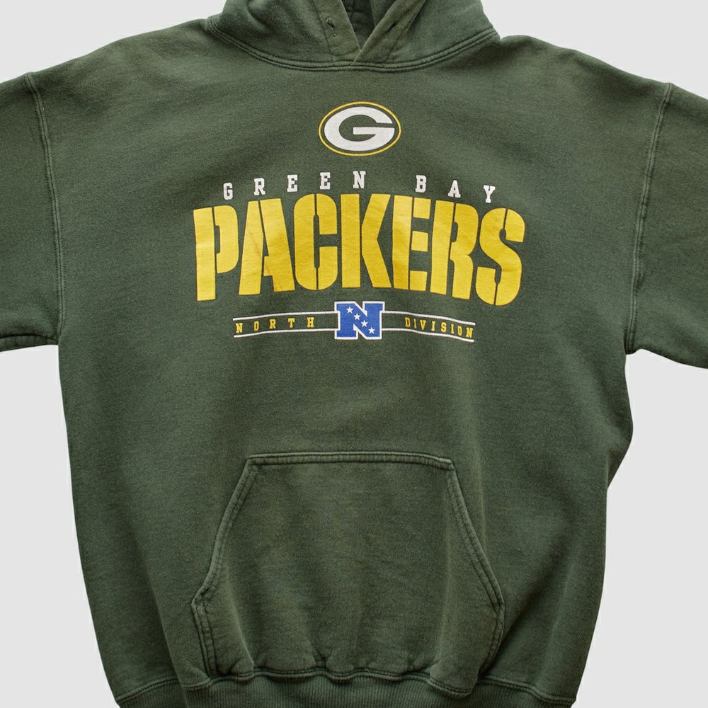 Green Bay Packers NFL 2000s Hooded Pullover Sweatshirt - Green Vintage - Fanatics