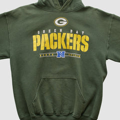 Green Bay Packers NFL 2000s Hooded Pullover Sweatshirt - Green Vintage - Fanatics
