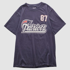 New England Patriots Reebok 2000s T-shirt - Navy Vintage - Fanatics
