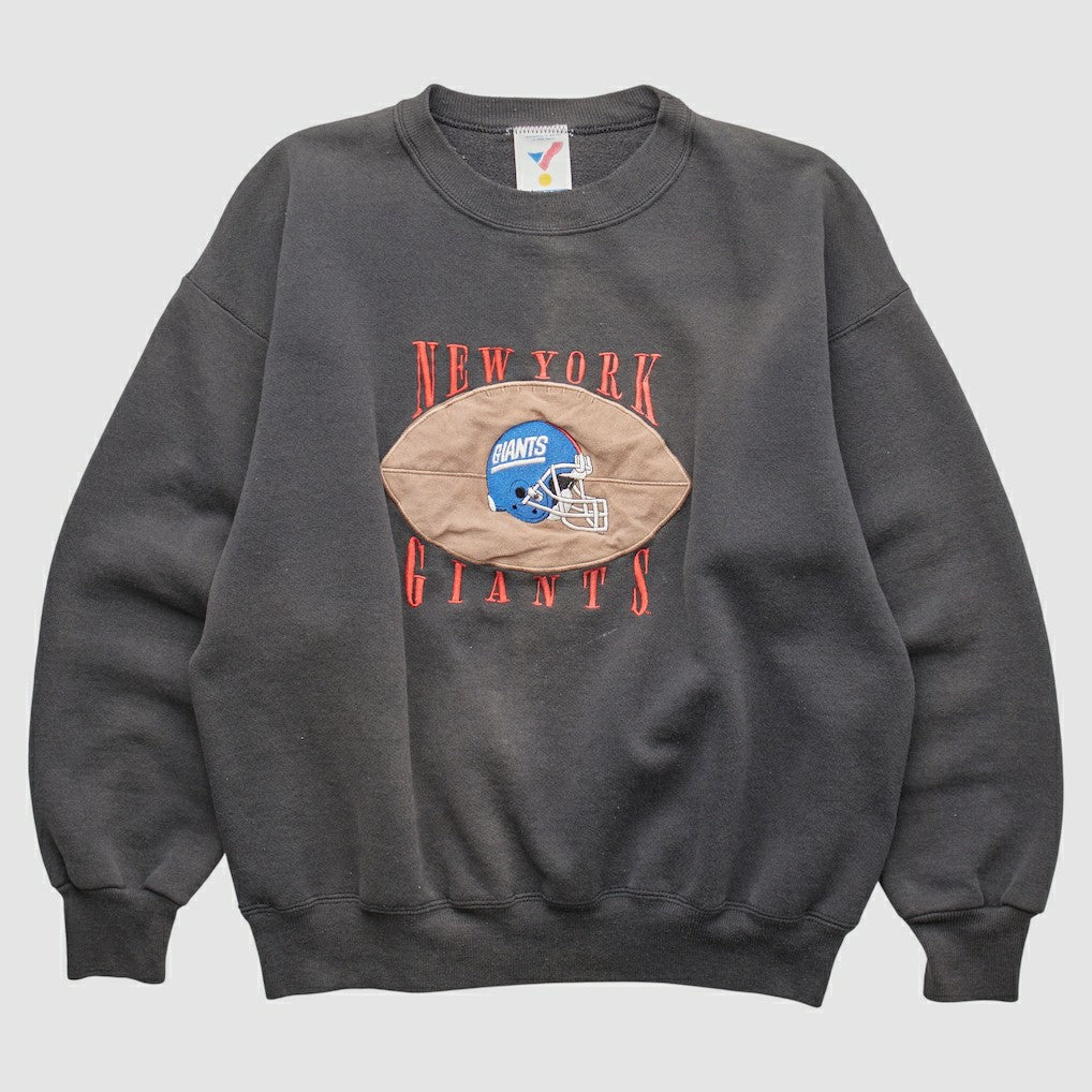New York Giants Artex Sportswear 90s Pullover Sweatshirt - Charcoal Vintage - Fanatics