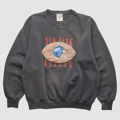 New York Giants Artex Sportswear 90s Pullover Sweatshirt - Charcoal Vintage - Fanatics