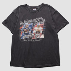 Superbowl XLII NFL 2008 T-shirt - Black Vintage - Fanatics