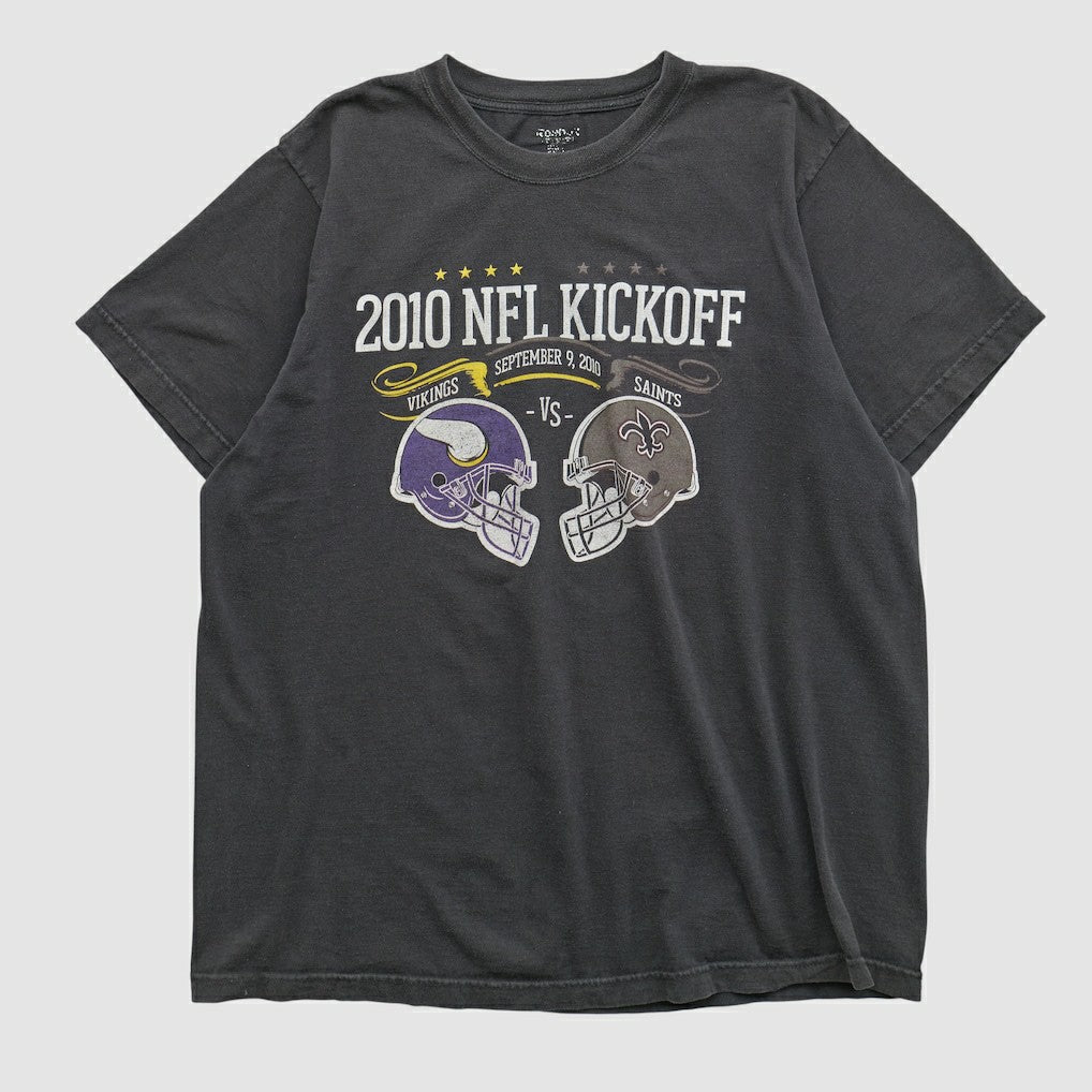NFL Kickoff Reebok 2010 T-shirt - Charcoal Vintage - Fanatics