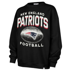 New England Patriots '47 Women's Arch Cloud Oversized Sweatshirt - Black - 47 brand