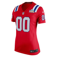 New England Patriots Women's Super Bowl LX Patch Custom Game Jersey - Red - Nike