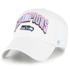 Seattle Seahawks '47 Super Bowl LX Champions Side Patch Clean Up Adjustable Hat - White - NFL