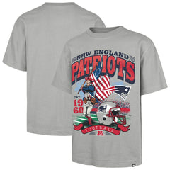 New England Patriots '47 Regional Foundation T-Shirt - Gray - 47 brand