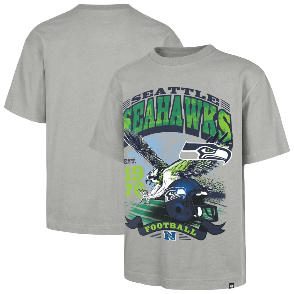 Seattle Seahawks '47 Regional Foundation T-Shirt - Gray - 47 brand