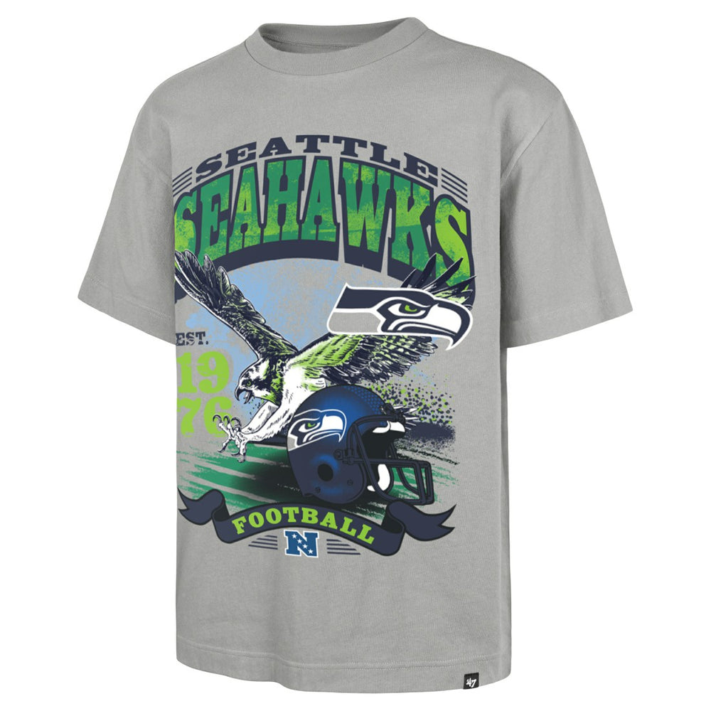 Seattle Seahawks '47 Regional Foundation T-Shirt - Gray - 47 brand