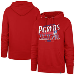 New England Patriots '47 Regional Headline Hoodie - Red - 47 brand