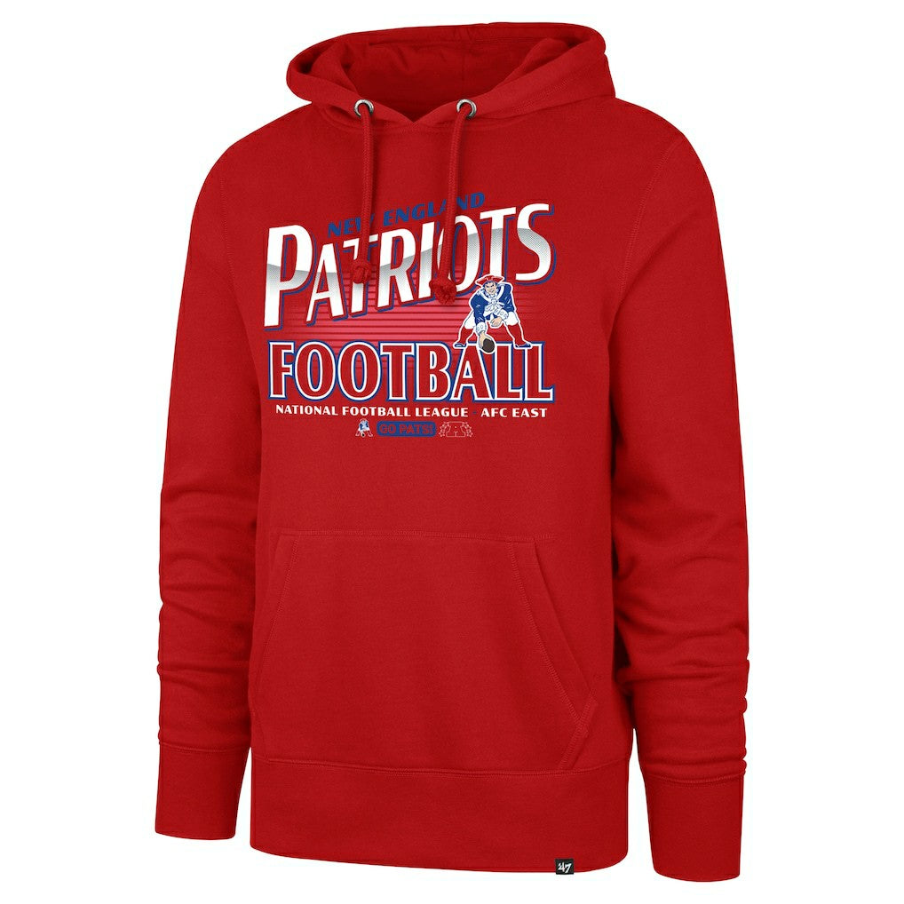 New England Patriots '47 Regional Headline Hoodie - Red - 47 brand