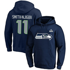 Jaxon Smith-Njigba Seattle Seahawks Super Bowl LX Champions Big & Tall Name & Number Fleece Hoodie - College Navy - Fanatics