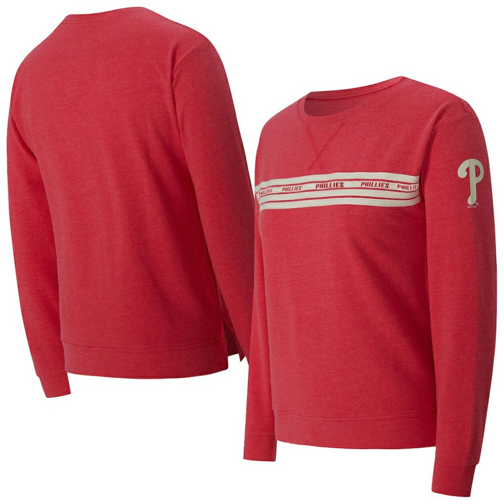 Philadelphia Phillies Concepts Sport Women's Birch French Terry Long Sleeve T-Shirt Outlet