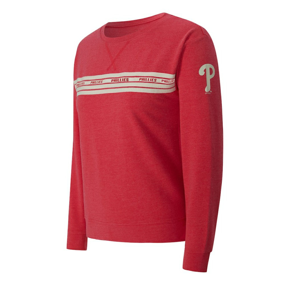 Philadelphia Phillies Concepts Sport Women's Birch French Terry Long Sleeve T-Shirt Outlet