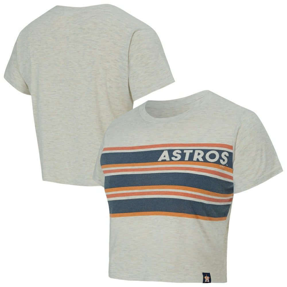 Houston Astros Concepts Sport Women's Birch Cropped T-Shirt Discount
