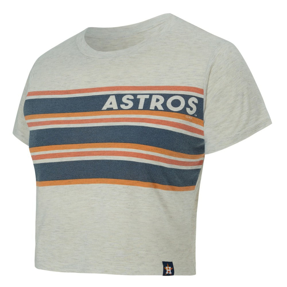Houston Astros Concepts Sport Women's Birch Cropped T-Shirt Discount