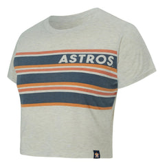 Houston Astros Concepts Sport Women's Birch Cropped T-Shirt Discount