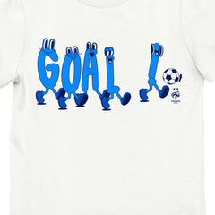 France National Team Youth Goal Letters Playing Soccer T-Shirt White