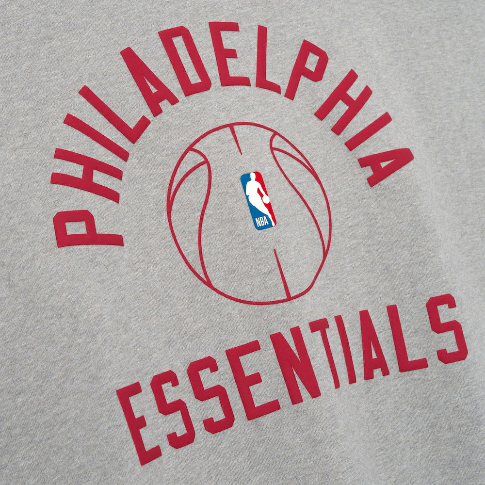 Philadelphia 76ers Fear of God x Barkley L. Hendricks Unisex 90's T-Shirt Heather Gray