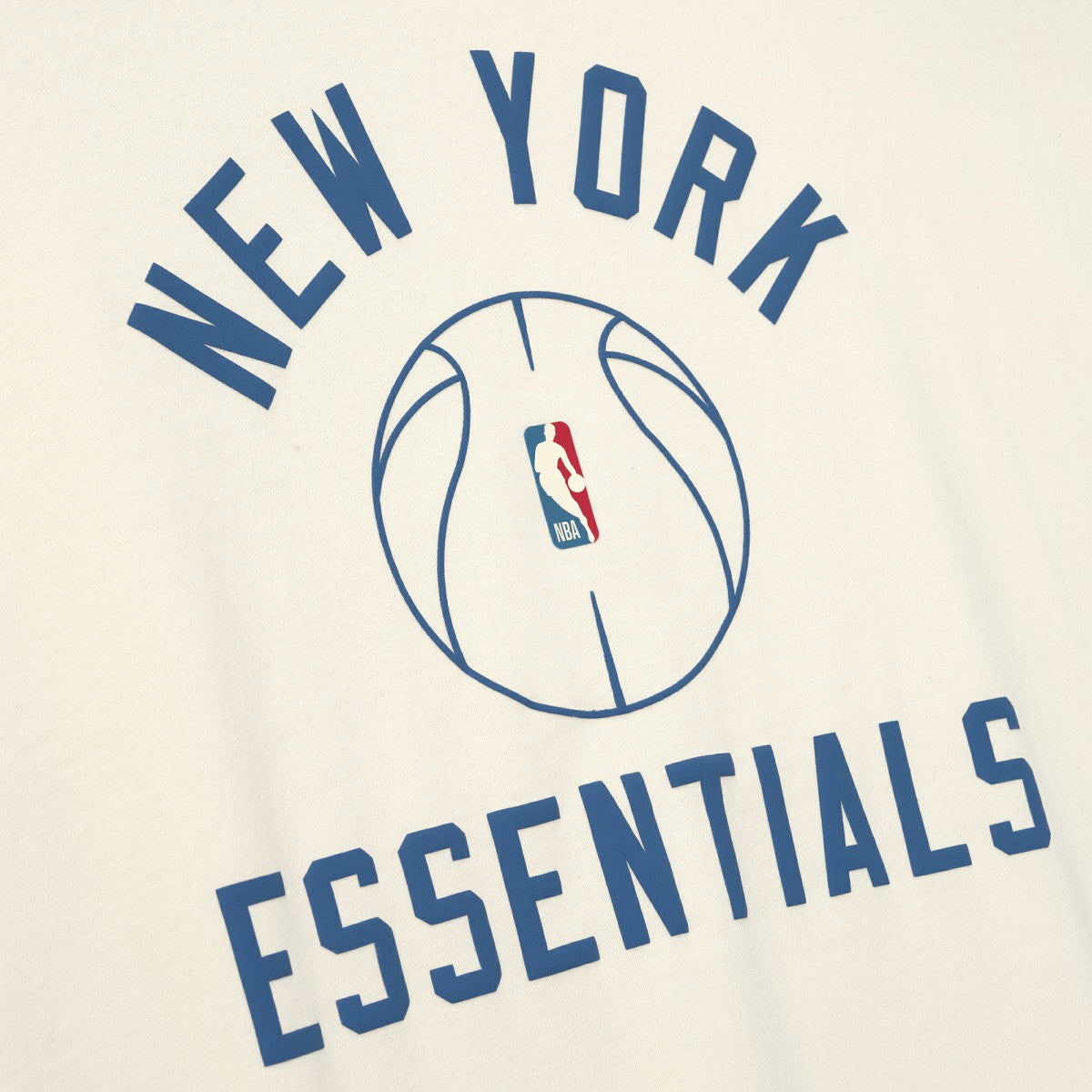 New York Knicks Fear of God x Barkley L. Hendricks Unisex 90's T-Shirt Cream
