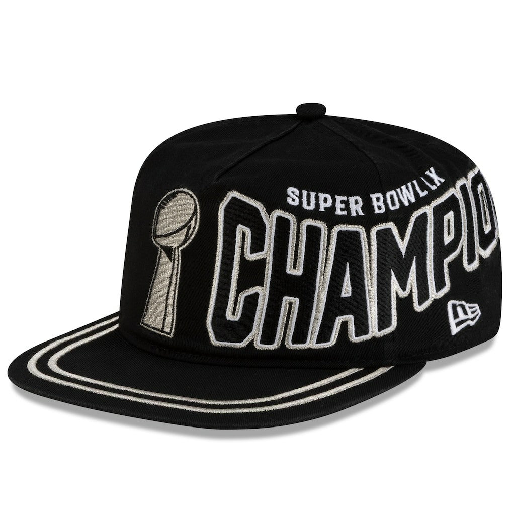 Seattle Seahawks New Era Super Bowl LX Champions Parade 19TWENTY Adjustable Hat - Black - NFL