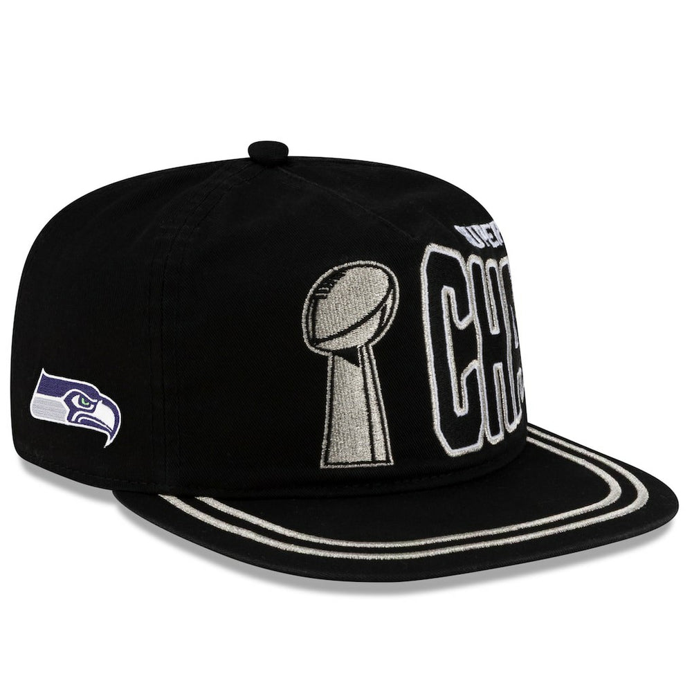 Seattle Seahawks New Era Super Bowl LX Champions Parade 19TWENTY Adjustable Hat - Black - NFL